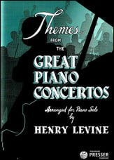 Themes from Great Piano Concertos piano sheet music cover